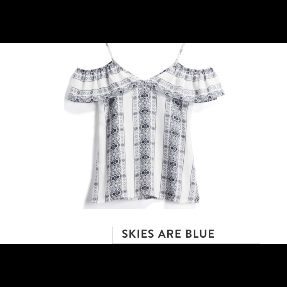 Skies Are Blue Cold Shoulder